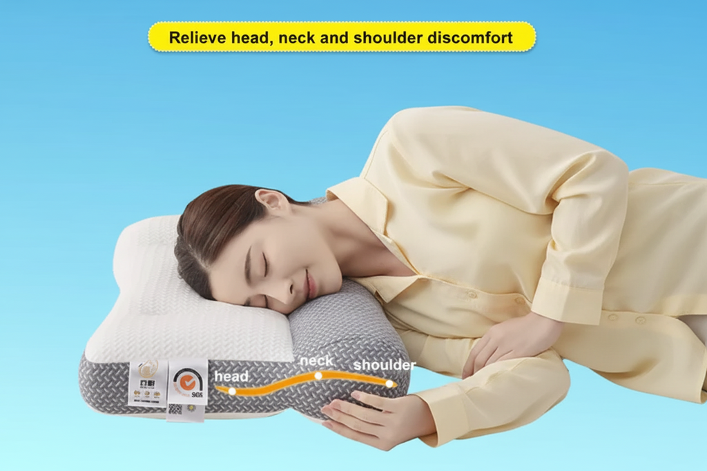Orthopedic Neck Pillow for Sleeping