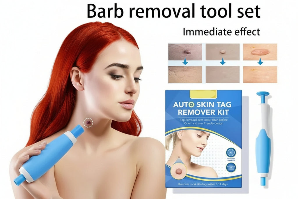 Skin Tag Removal Kit with Silicone Bands & Pen Band Tool