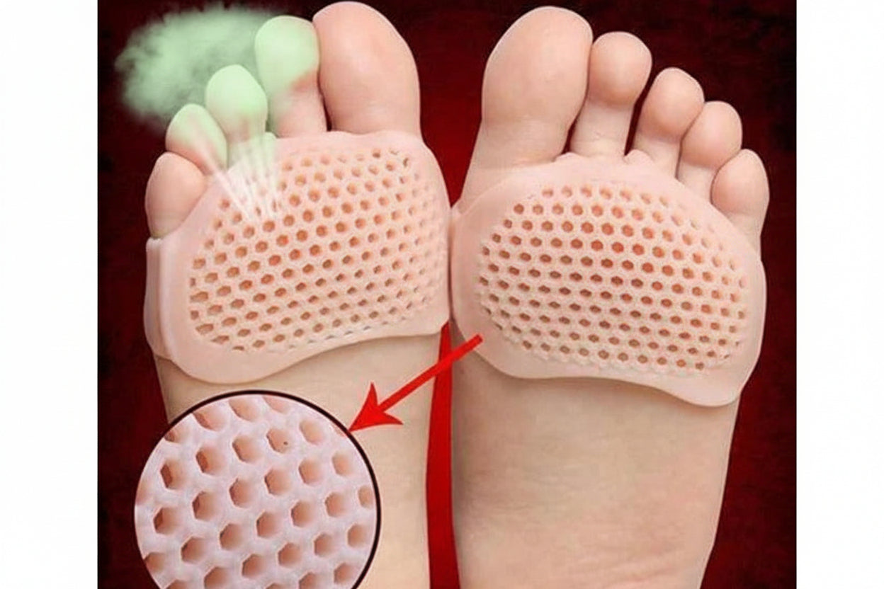 Soft Metatarsal Cushion Pads for Forefoot Support. Set of 2