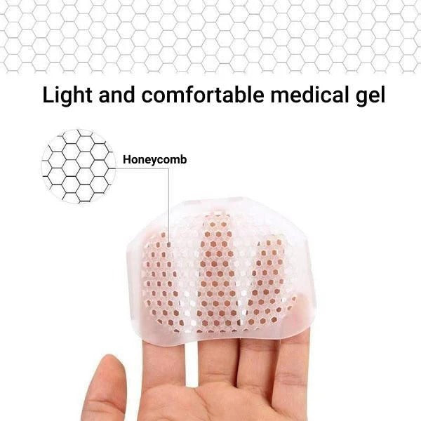 Soft Metatarsal Cushion Pads for Forefoot Support. Set of 2