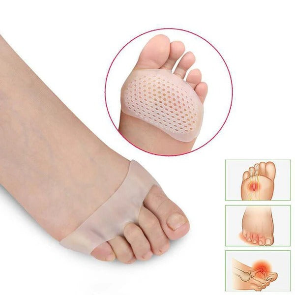 Soft Metatarsal Cushion Pads for Forefoot Support. Set of 2