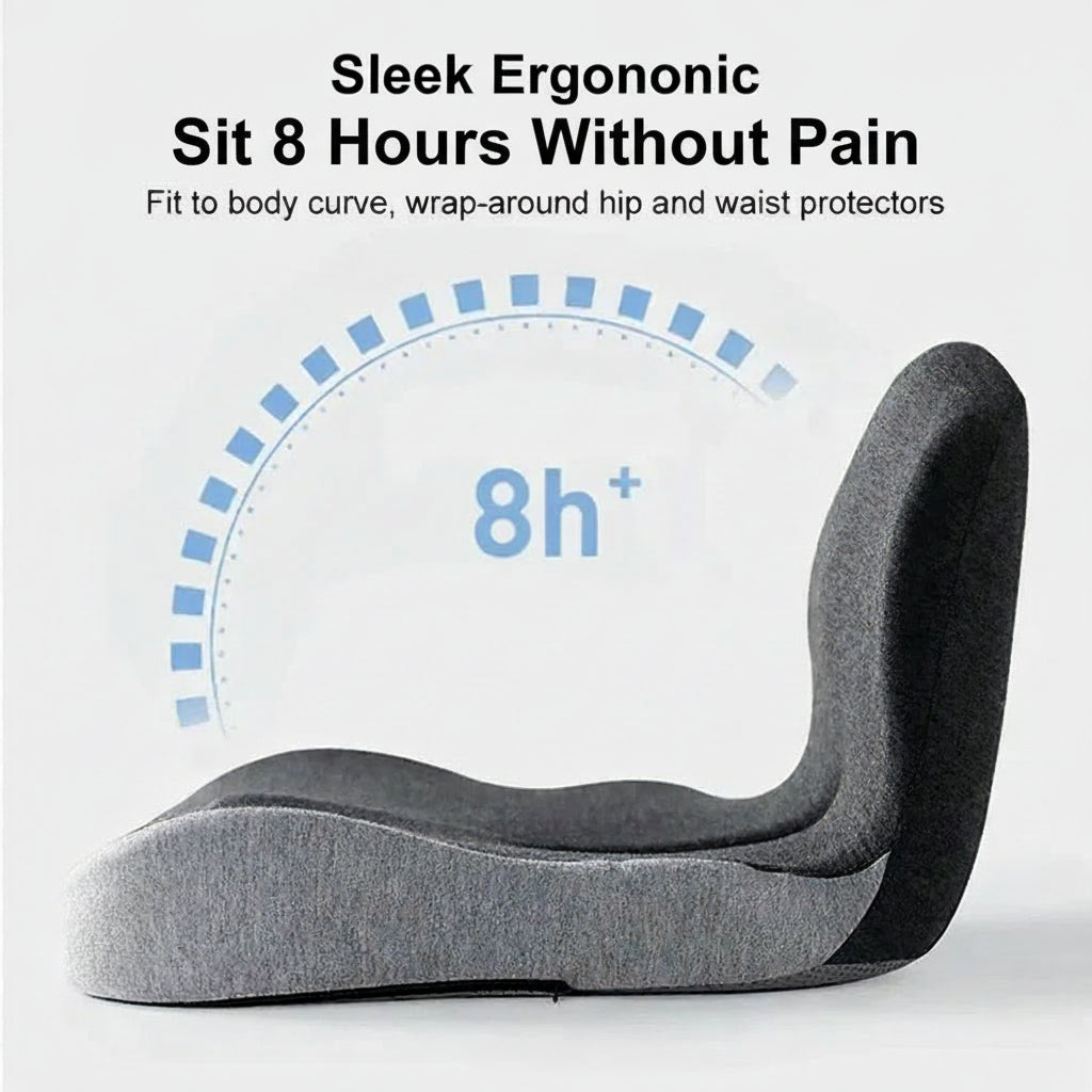 Orthopedic Lumbar Support Pillow For Car Seat And Chair