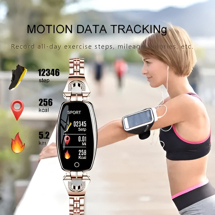 Women's Smart Fitness Tracker with HR Monitoring