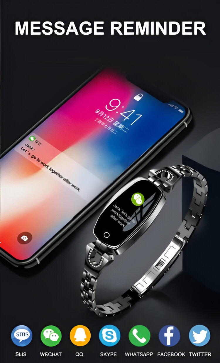 Women's Smart Fitness Tracker with HR Monitoring