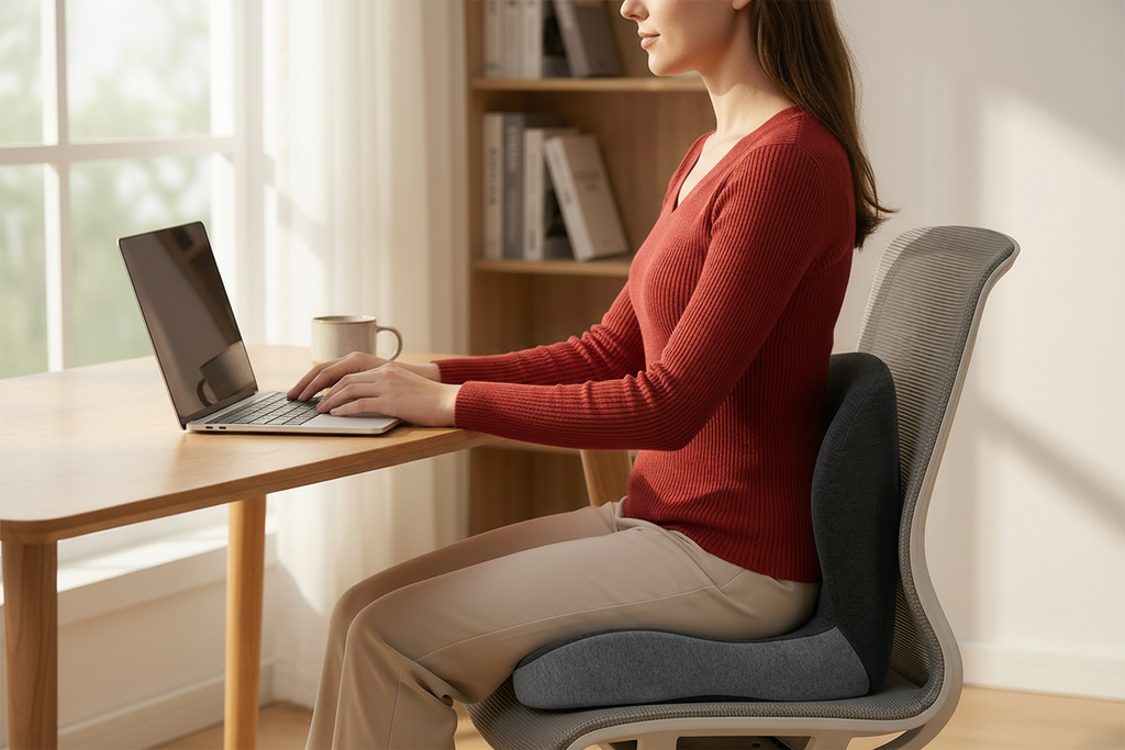 Orthopedic Lumbar Support Pillow For Car Seat And Chair